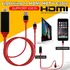 HOCO UA4 Lightning HDMI adaptér pro Apple iPhone/iPad červený/černý