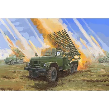 Plastikový model Trumpeter 1/35 Soviet 2B7R Multiple Rocket Launcher BM-13 NM
