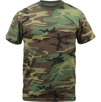 Pánské tričko ROTHCO® Tričko ROTHCO® woodland camo