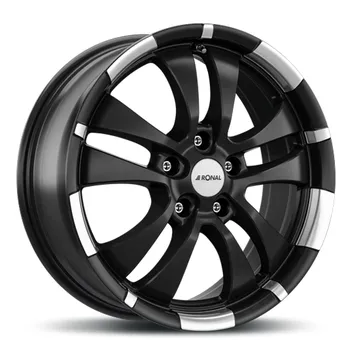 Alu kolo Ronal R59 Jetblack Matt-Hornkopiert 7,5x18 5x120 ET42 