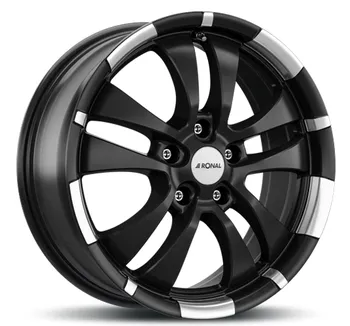 Alu kolo Ronal R59 Jetblack Matt-Hornkopiert 7,5x18 5x120 ET42 