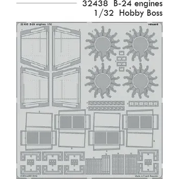 Plastikový model Eduard 1/32 B-24 engines (HOBBY BOSS)