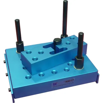 Dílenský lis Univerzální podstavec hydraulického lisu - modrý, Welzh (Welzh Werkzeug)