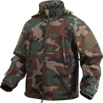 Pánská parka ROTHCO® Bunda ROTHCO® SPECIAL OPS TACTICAL SOFT SHELL woodland camo