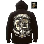 ROTHCO® Mikina s kapucí ROTHCO® U.SM.C. BULLDOG černá