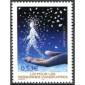 Poštovní známka Post France (2005) MiNr. 3956 ** - Francie - Práva zdravotně postižených