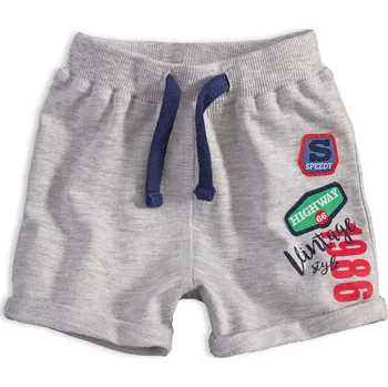 Kojenecké šortky KNOT SO BAD VINTAGE světle šedé Velikost: 62