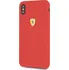 Pouzdro na mobilní telefon Ferrari Scuderia pro Apple iPhone XS Max červené