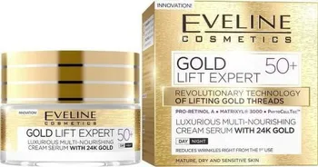 Pleťový krém Eveline Cosmetics Gold Lift Expert denní a noční krém proti vráskám 50+ 50 ml