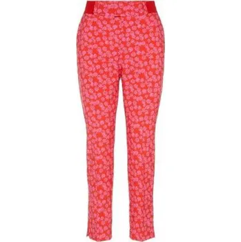 J.Lindeberg Gio Micro Stretch dámské kalhoty, pop pink flower print dámské, 27, 7/8 kalhoty