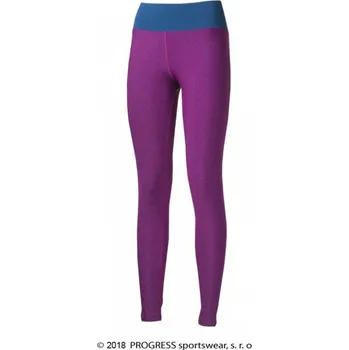 Běžecké oblečení Kalhoty dlouhé dámské Progress BETTY fialovo/modré L