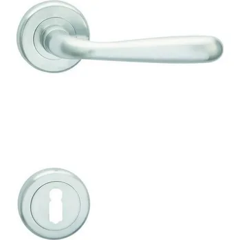 Dveřní kování Cobra Orion-R klika/klika BB OCS chrom matný