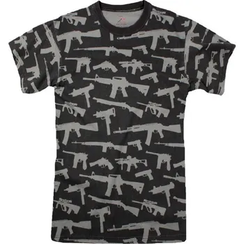 Pánské tričko ROTHCO® Tričko ROTHCO® GUNS černá