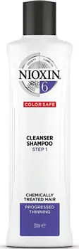 Šampon Nioxin System 6 čisticí šampon pro chemicky ošetřené silné vypadávající vlasy 300 ml