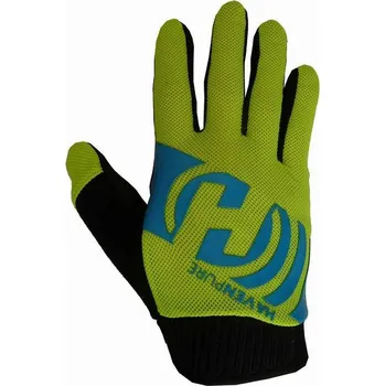 Cyklistické oblečení Rukavice dlouhoprsté HAVEN PURE modro/zelené XS