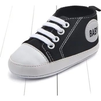 Dětská sálová obuv Capáčky "sportovní sneakersky" Věk: 6-12M, Barva: černá baby