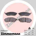 Sada brzdových destiček, kotoučová brzda ZIMMERMANN 23698.170.1