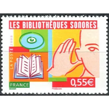 Poštovní známka Post France (2008) MiNr. 4387 ** - Francie - Knihovny