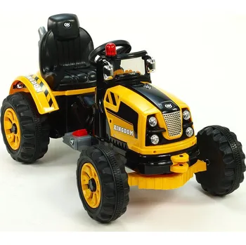 Dětské elektrovozidlo Dětský elektrický traktůrek Kingdom žlutá