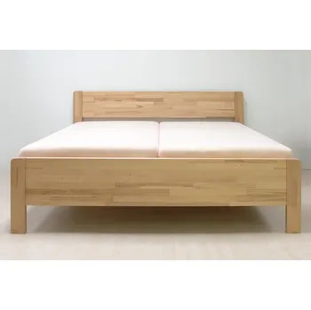 BMB Postel Sofi oblá - masivní buk Moření: lak, Rozměr: 160 x 200 cm