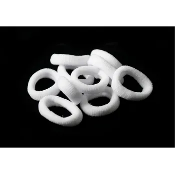 Malé bílé gumičky, 10 ks