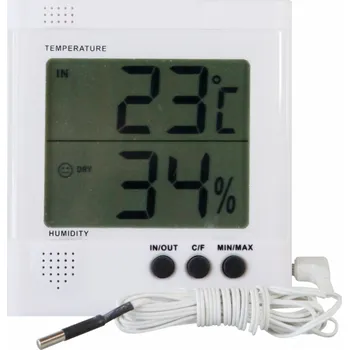 Domácí teploměr Grow technologi, Emos revolution Vlhkoměr/teploměr se sondou 2m