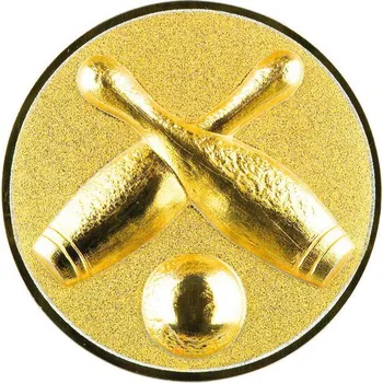 0445 Emblém kuželky - bowling