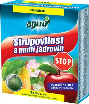 Fungicid Agro Stop strupovitost a padlí jádrovin 3x 8 g