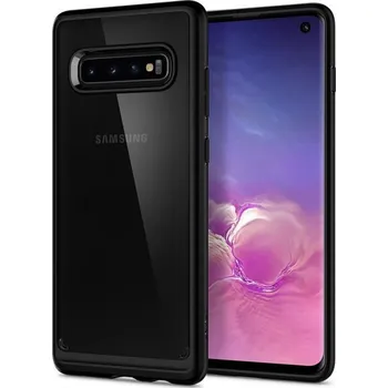 Pouzdro na mobilní telefon Spigen Ultra Hybrid pro Samsung Galaxy S10 černé