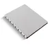 Zápisník Filofax Notebook Saffiano A5 Metallic stříbrný