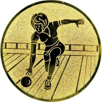 0495 Emblém kuželky - bowling