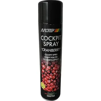 Čistič plastových dílů Motip Cockpit sprej brusinka 600 ml