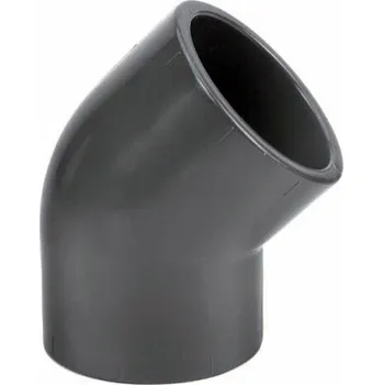 Koleno 45° lepení/lepení, úhel 45° PVC 280 mm