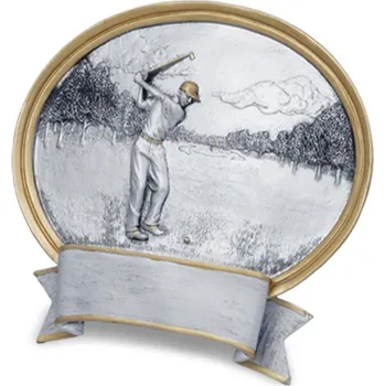 Ft194 Plaketa - golfista