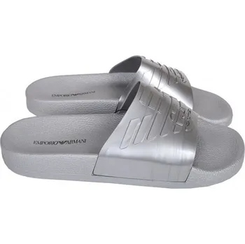 Pánská košile Pantofle X4PS02 stříbrná - Emporio Armani stříbrná 45