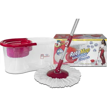 Univerzální čisticí prostředek Orlandi S.p.A. SuperFive ROTOMOP COMPACT KIT set s průhledným kýblem