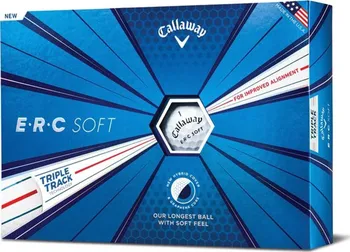 Golfový míček Callaway ERC Soft Triple Track 2019 12 ks bílé