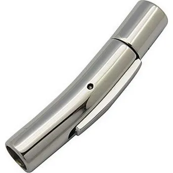 Materiál na výrobu šperku Šperky4U Ocelové bajonetové zapínání s pojistkou, 10 mm - OK1086-10