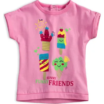 Dětské tričko KNOT SO BAD FUNNY SUNNY růžové Velikost: 62