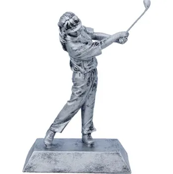 Ft189 Soška golfistka stříbrná