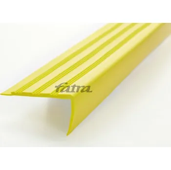 ukončovací lišta Fatra Plastová schodová hrana žlutá H1891 421