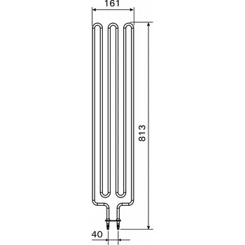 Topné těleso, spirála pro saunová kamna HNK360 (E,EE), PC110 (E,EE,HEE), 3600W/230V