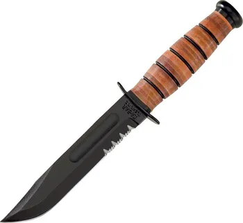 Bojový nůž Ka-Bar U.S. Army ozubené ostří černý