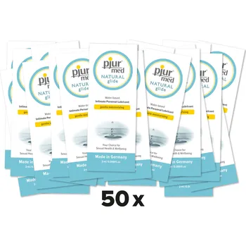 Lubrikační gel Pjur med Natural glide 2ml 50 pack