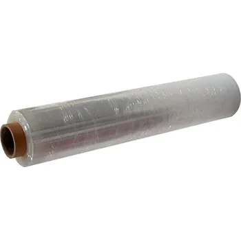 Obalový materiál Ruční průtažná stretch fólie 500 mm, 23 my, bílá