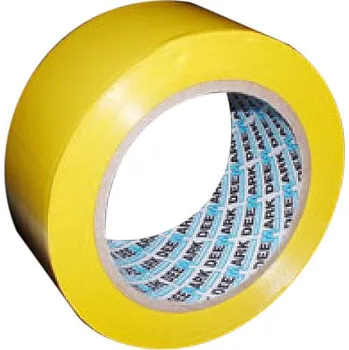 Podlahová lepící páska PVC 50mm x 33m, žlutá