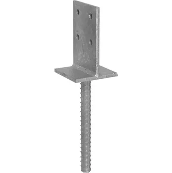 Tesařské kování Patka sloupku typu "T" zapuštěná 70 x 130 x 8 mm PSW 70