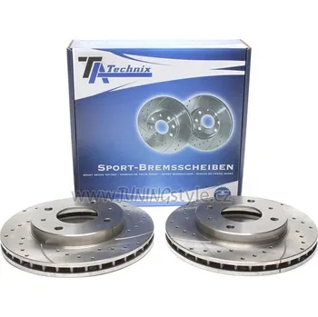 Auto-moto Sportovní brzdové kotouče TA Technix - přední chlazené 256mm - Mitsubishi Carisma/Galant/Lancer