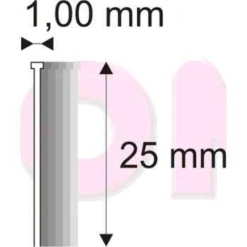 Průmyslová sponka Brad 12/25 (18G) ZN hřeby, 5000 ks