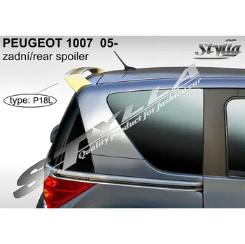 Auto-moto Spoiler zadních dveří horní, křídlo Stylla - Peugeot 1007 05-